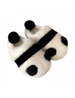 Chaussons en coton pelucheux Panda