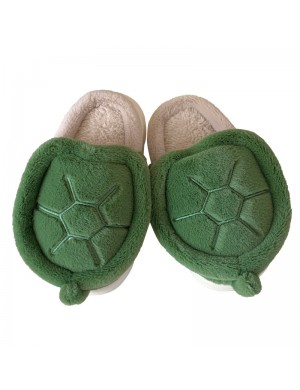 Chaussons en coton en forme de tortue