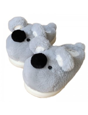 Chaussure en coton peluche de dessin animé Koala