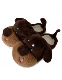 Chaussons Chien Museau Amusant