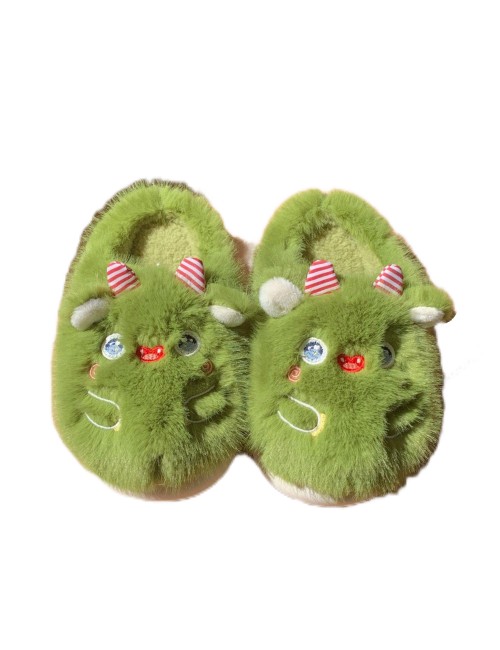 Chaussons en coton avec monstre mignon