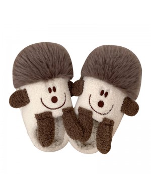 Chaussons en coton en forme de hérisson