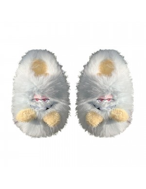 Chaussons en peluche en coton Quirky Little Monster