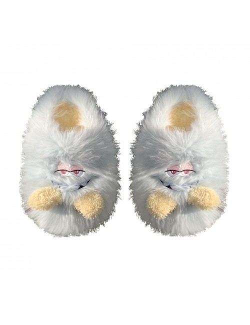 Chaussons en peluche en coton Quirky Little Monster