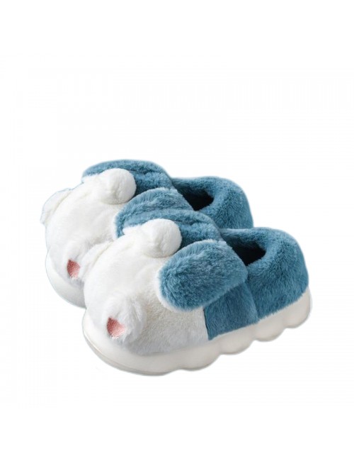 Chaussures en coton peluche lapin