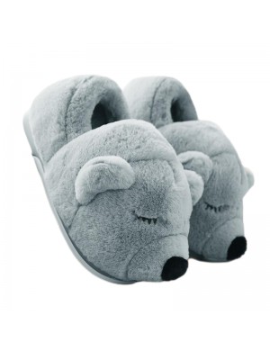 Ours polaire en peluche, serpillière en coton