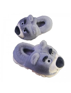 Pantoufles en coton ours