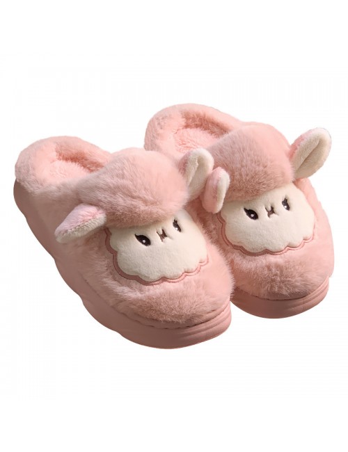 Chaussons en coton en forme de mouton