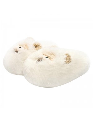 Chaussons en coton de mouton