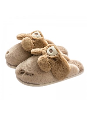 Pantoufles en coton ours