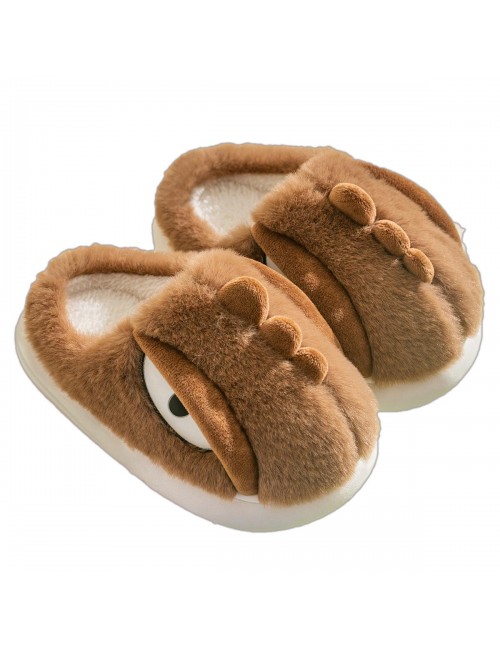 Pantoufles en coton dinosaure