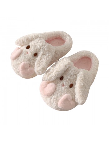 Chaussons en coton en forme de lapin