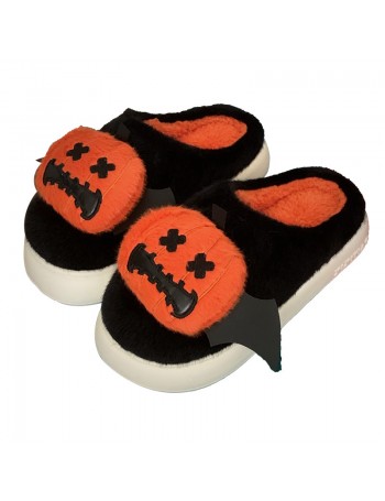 Halloween Pumpkin pantoufles en coton