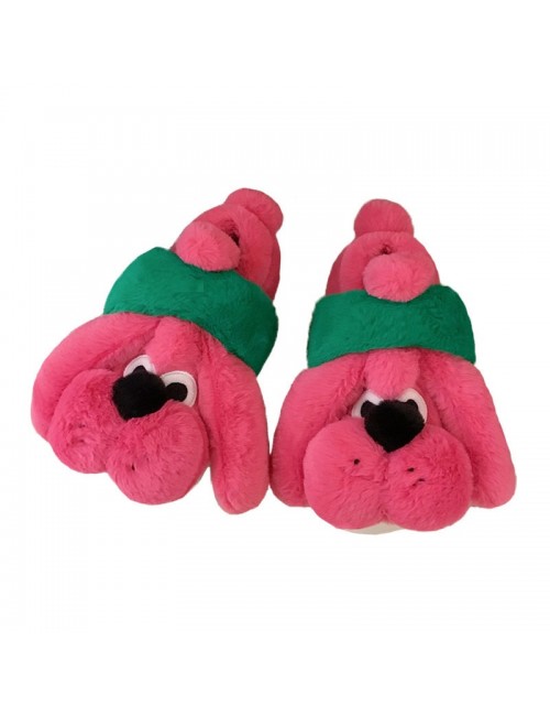 Chaussons en coton rouge pour chien