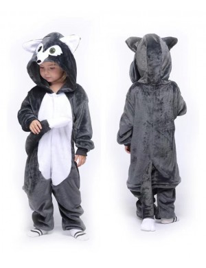 Combinaison Pyjama Loup Enfant