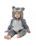 Combinaison Pyjama Loup Enfant