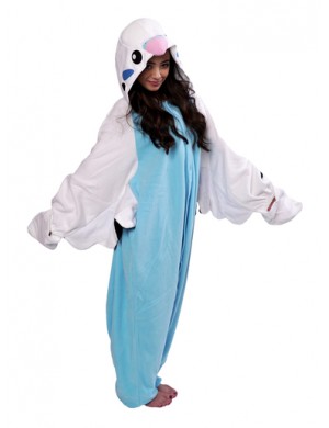Blå Papegoja Kigurumi