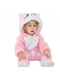Mono Pijama Gato Rosa Niño