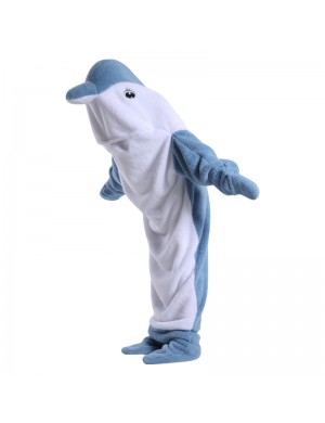 Pyjama intégral pour adultes en forme de dauphin