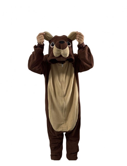 Pyjama en coton uurs en peluche