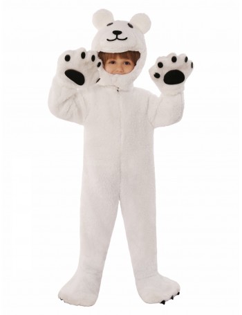 Pyjama une pièce ours blanc