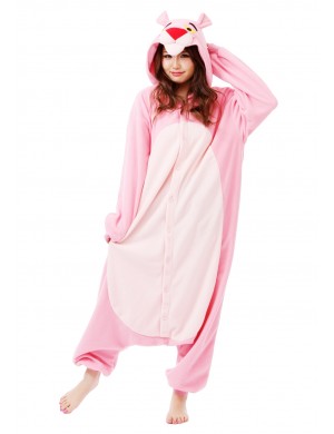 Vaaleanpunainen Pantteri Kigurumi-asu