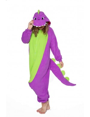 Dinosaure Violet Kigurumi