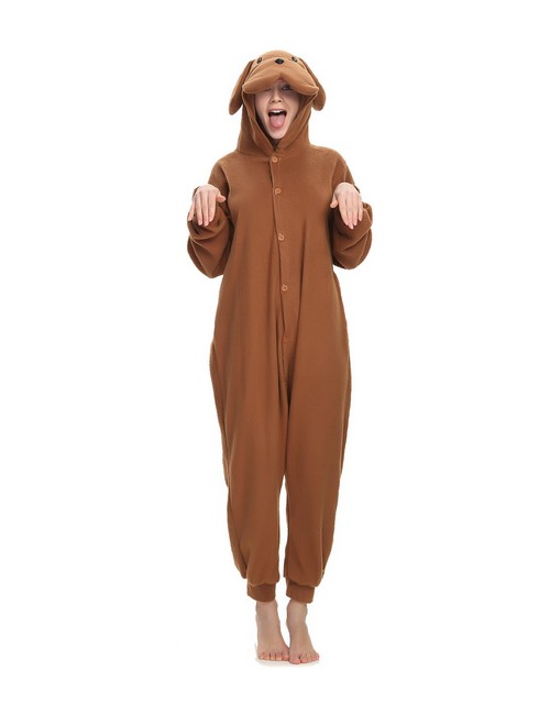 Chien Marron Kigurumi