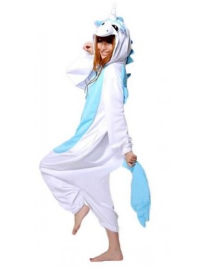 Białe Kigurumi Jednorożec