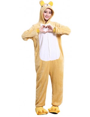 Beige Nallebjörn Kigurumi