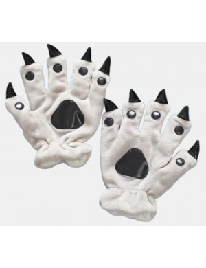 Gants Blanc Griffe Kigurumi