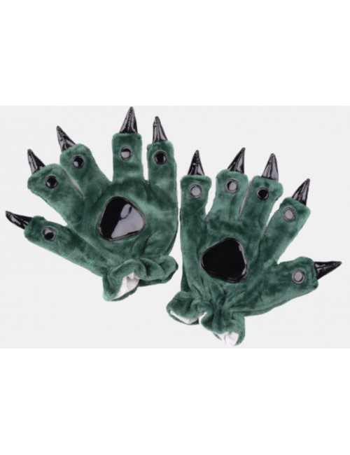Gants Vert Griffes Kigurumi