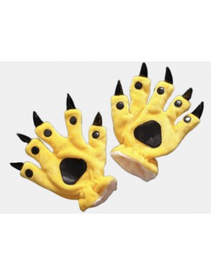 Gants Jaune Griffes Kigurumi