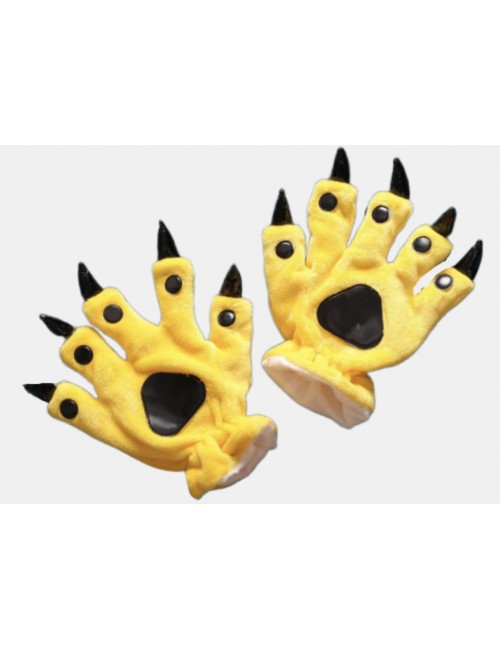 Gants Jaune Griffes Kigurumi