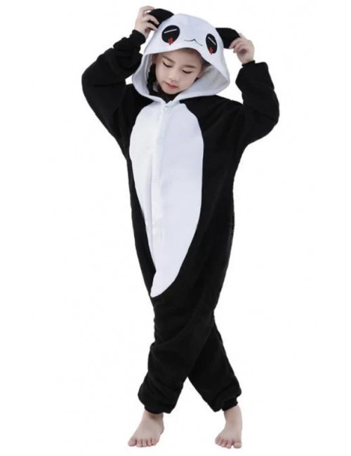 Combi-pyjama panda fille - gris, Fille