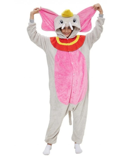 Combinaison Pyjama Dumbo Rose Enfant