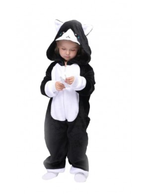 Katt Pyjamas Jumpsuit Barn