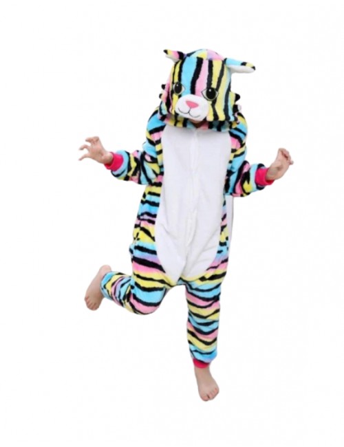 Combinaison Pyjama Chat Multicolore Enfant
