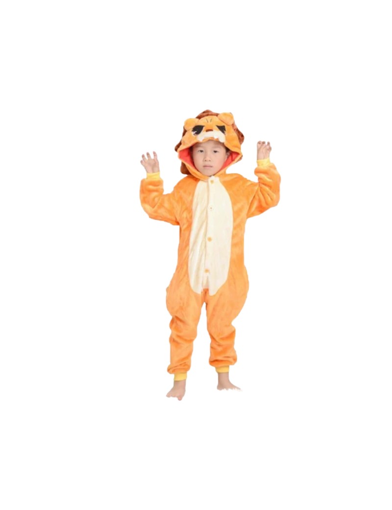 COSTUME ENFANT COMBINAISON PIKACHU AVEC CAPUCHE T. 5 - 6 ANS - COSTUME  ENFANTS - Le roi de la fête