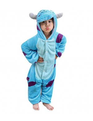 Combinaison pyjama enfant zippée - Lilo et Stitch bleu