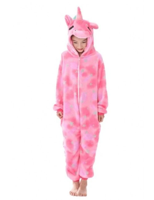 Combinaison Pyjama Licorne Rose Enfant