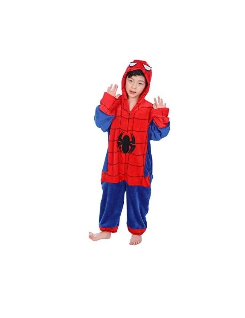 Pigiama Spiderman Pile Bambinoin Intimo bambini e neonati