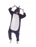 Einhorn Onesie dunkel Kinder