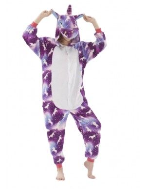 Eenhoorn Paars Onesie voor Kinderen