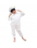 Weißer Kinder Ziegen Onesie