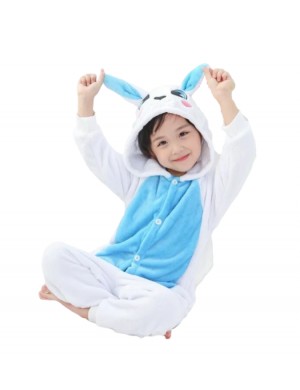 Blauw Konijn Onesie voor Kinderen