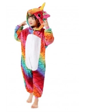 Regenbogen Kinder Einhorn Onesie