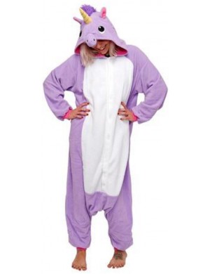 Fioletowe Kigurumi Jednorożec