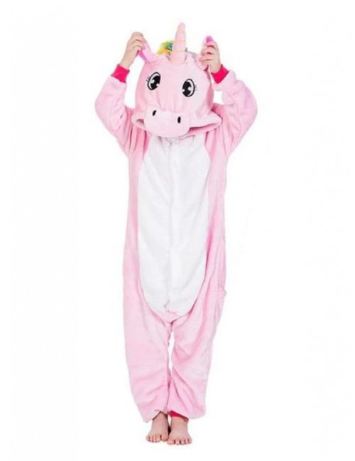Combinaison Pyjama Licorne Rose Enfant