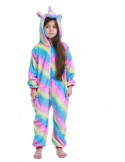 Combinaison Pyjama Licorne Arc-En-Ciel Enfant